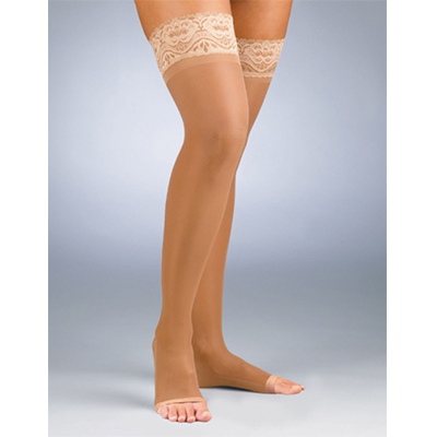 Jobst Activa Sheer Therapy Thigh Open Toe Lace