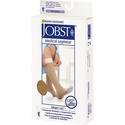 Jobst Ulcercare Knee-High Stocking W/Liners