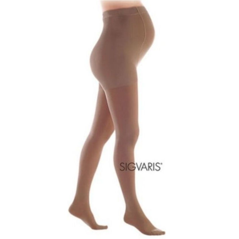 Sigvaris Essential Opaque Plus Sized Maternity Compression Pantyhose