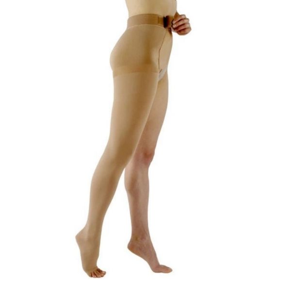 Sigvaris Natural Rubber Thigh Highs With Waist Attachment