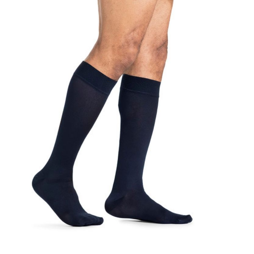 Sigvaris Mens Midtown Microfiber Calf-High Compression Socks