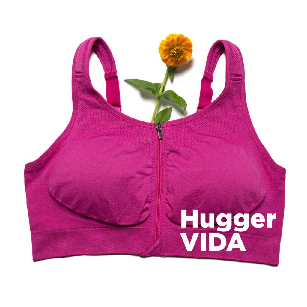 Vidahugger pink compression bra