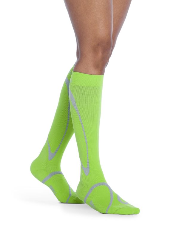 lime compression stocking