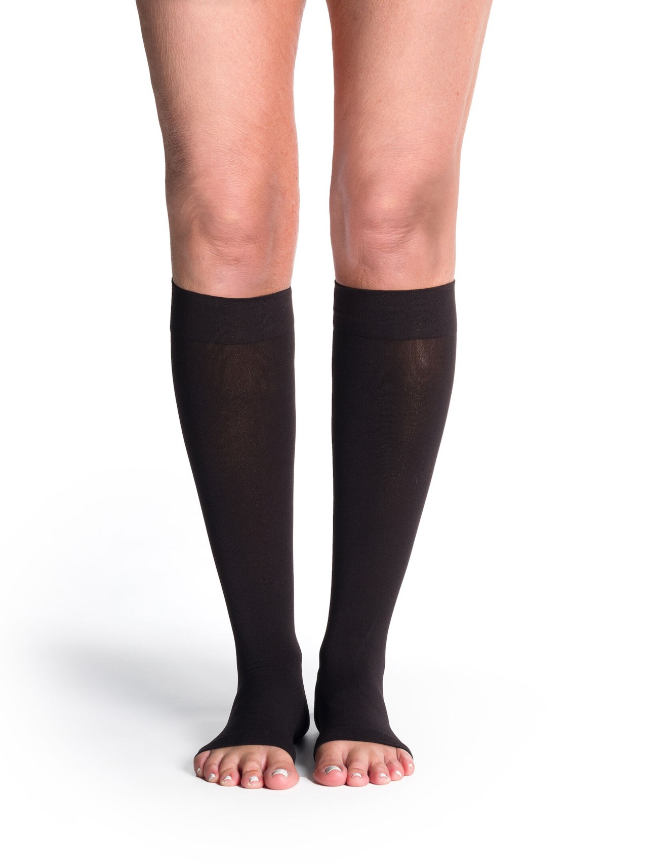 Sigvaris Womens Soft Opaque Knee-High Compression Stockings