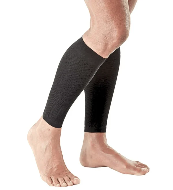 black Solidea Active Massage Calf Sleeves (Pair)